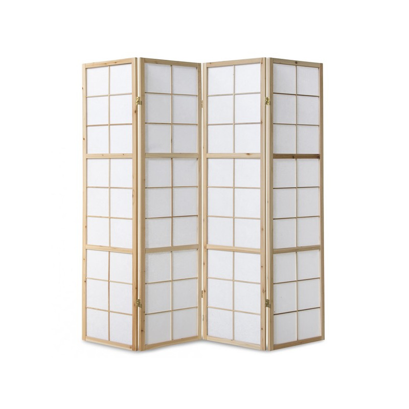PARAVENT GRANDS CARREAUX NAT 3 - 4 - 5 -6