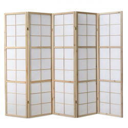 PARAVENT GRANDS CARREAUX NAT 3 - 4 - 5 -6 2