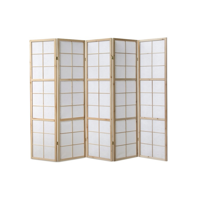 PARAVENT GRANDS CARREAUX NAT 3 - 4 - 5 -6