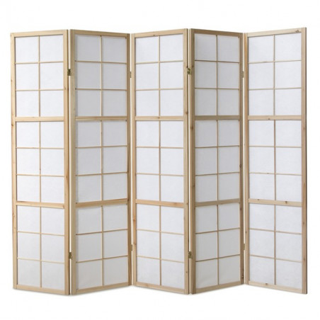 PARAVENT GRANDS CARREAUX NAT 3 - 4 - 5 -6