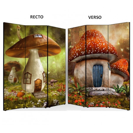 PARAVENT CHAMPIGNONS 3 - 4