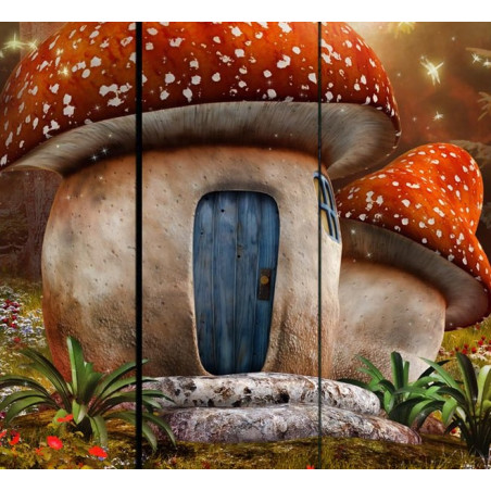 PARAVENT CHAMPIGNONS 3 - 4