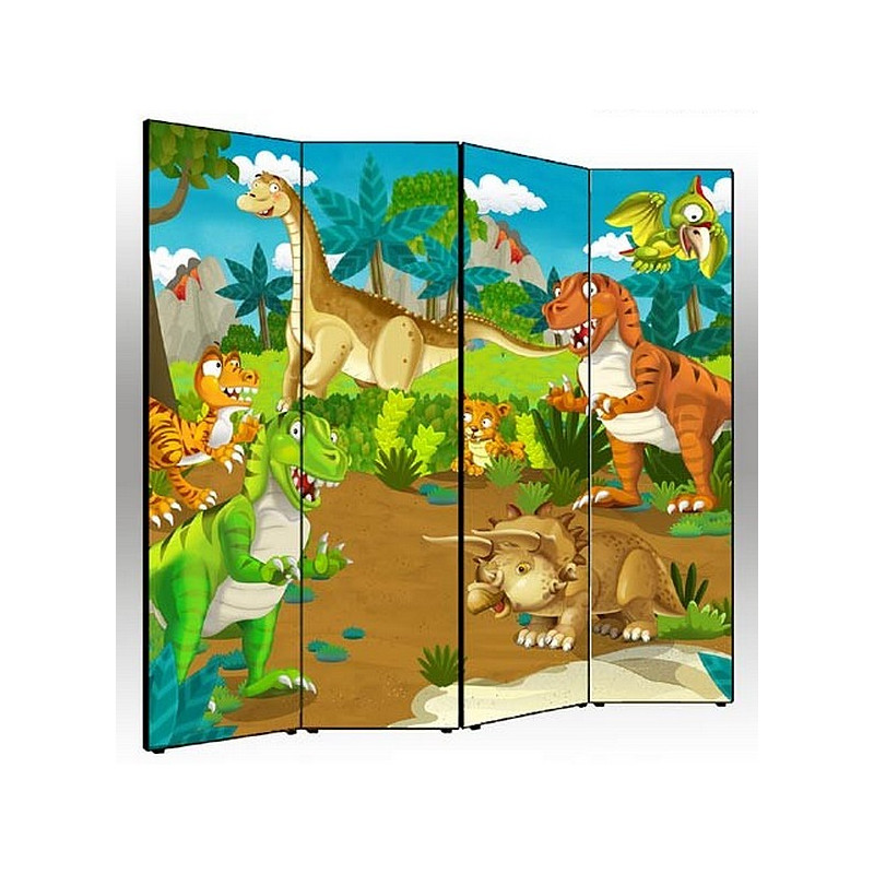 PARAVENT ENFANT DINOSAURES 3 - 4