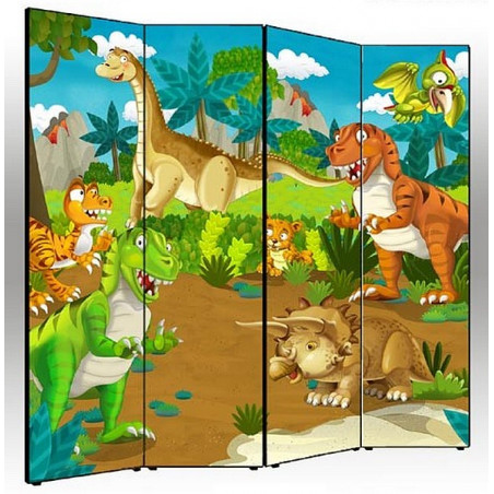 PARAVENT ENFANT DINOSAURES 3 - 4