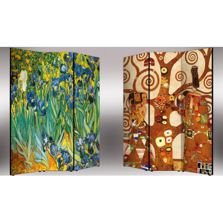 PARAVENT KLIMT & VAN GOGH 3 - 4