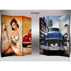 PARAVENT VINTAGE 3 - 4 2