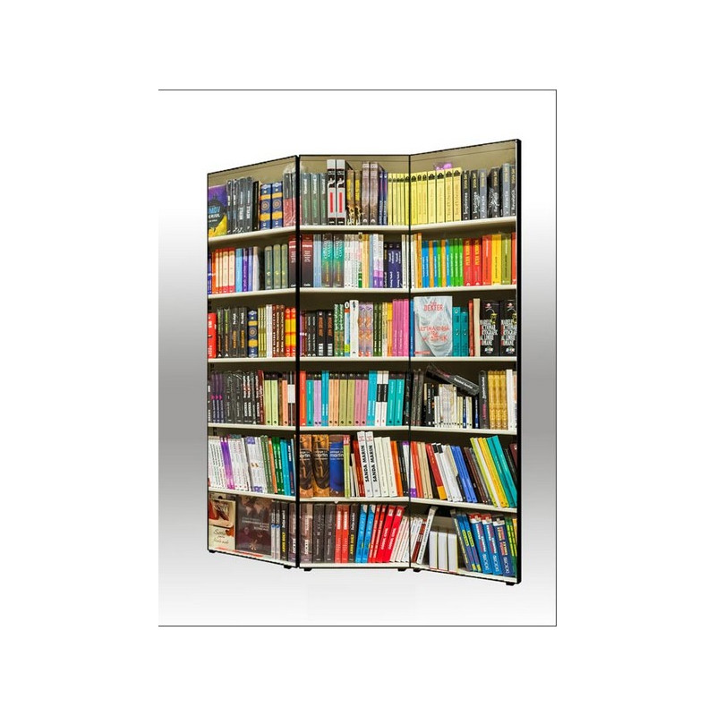 PARAVENT BIBLIOTHEQUE 3 - 4