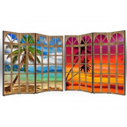 PARAVENT FENETRE SUR PLAGE 3 - 4 2