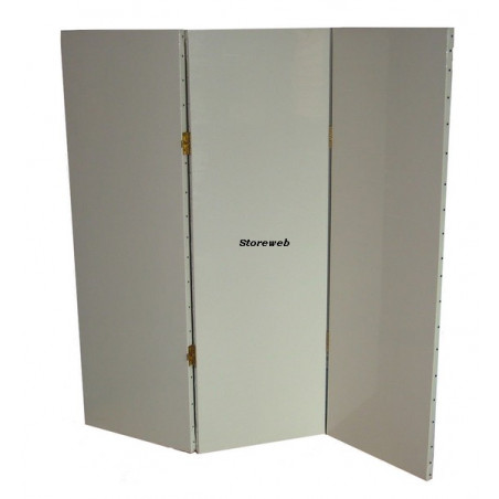 PARAVENT TOILE LIN 2 COTES 150 x 150