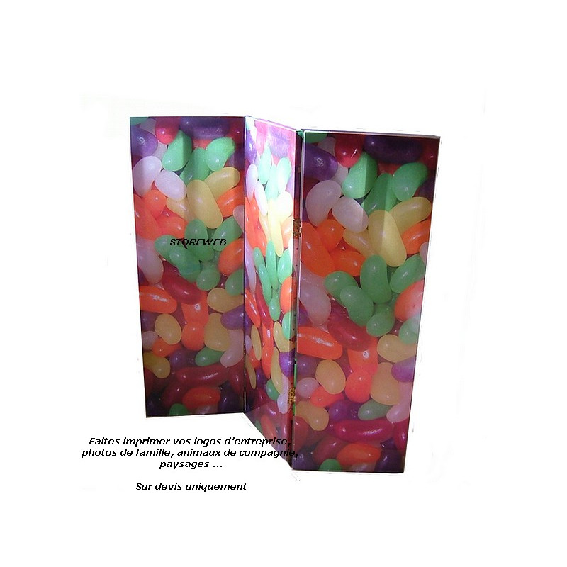 PARAVENT TOILE LIN 2 COTES 150 x 150