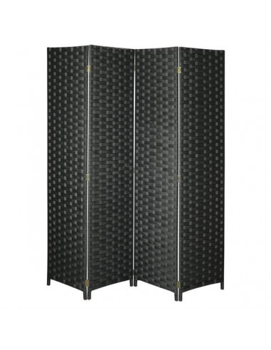 PARAVENT TRESSE NOIR 4