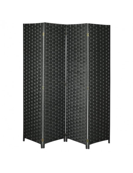 PARAVENT TRESSE NOIR 4
