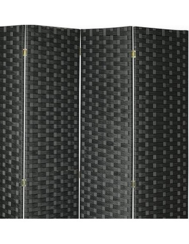 PARAVENT TRESSE NOIR 4