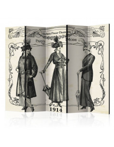 PARAVENT CHAPEAU PLUME 3 - 5 2