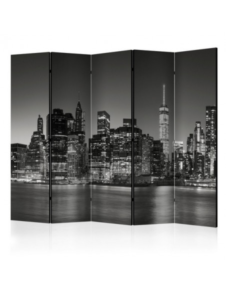 PARAVENT NY BLACK AND WHITE 3 - 5