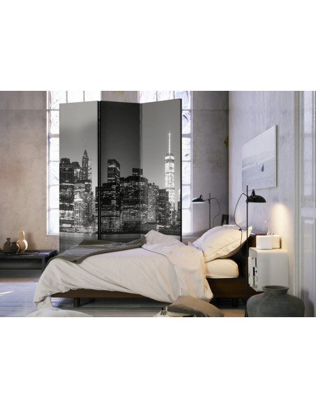 PARAVENT NY BLACK AND WHITE 3 - 5