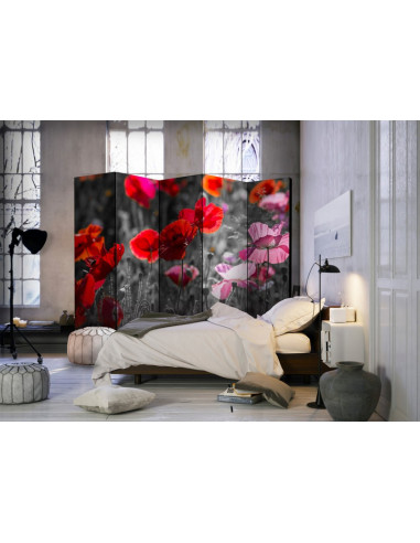 PARAVENT COQUELICOTS 3 - 5