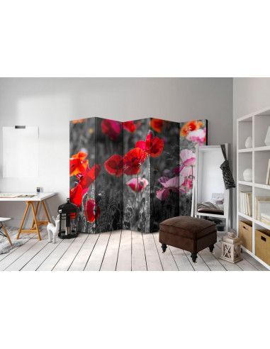 PARAVENT COQUELICOTS 3 - 5