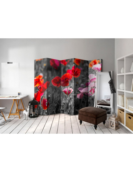 PARAVENT COQUELICOTS 3 - 5