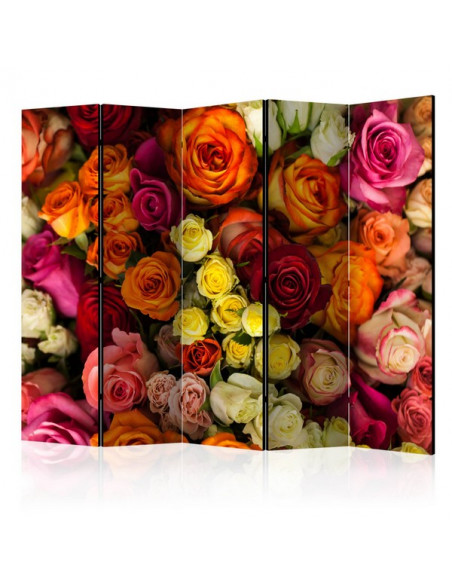 PARAVENT BOUTON DE ROSE 5