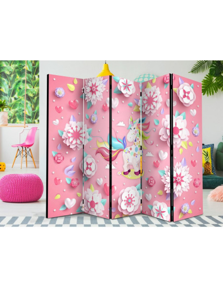 PARAVENT LICORNE MULTICOLORE 3 - 5