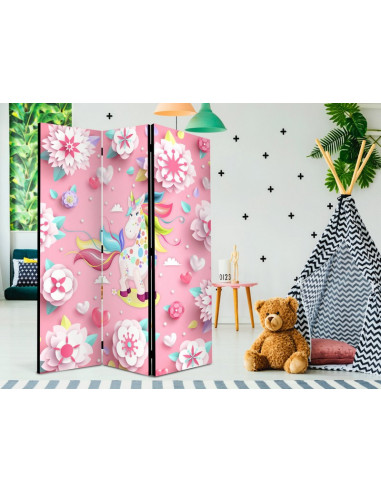 PARAVENT LICORNE MULTICOLORE 3 - 5