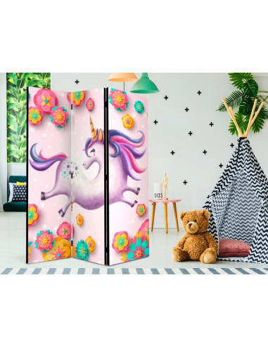 PARAVENT LICORNE FLOWER 3 - 5