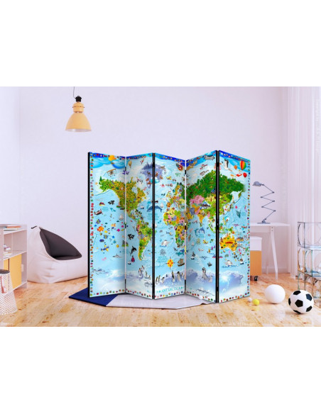 PARAVENT MAP ANIMEE 5