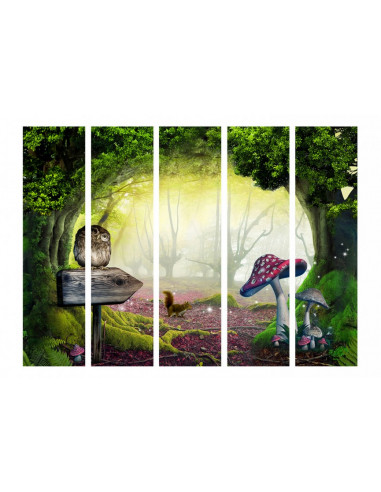 PARAVENT FORET MAGIQUE 5
