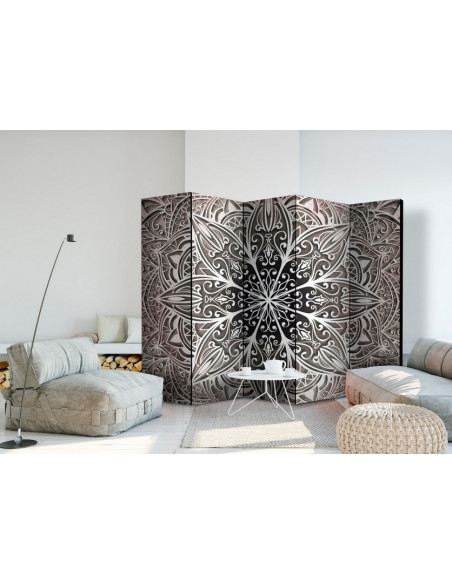 PARAVENT ROSACE ROSE / OR 5