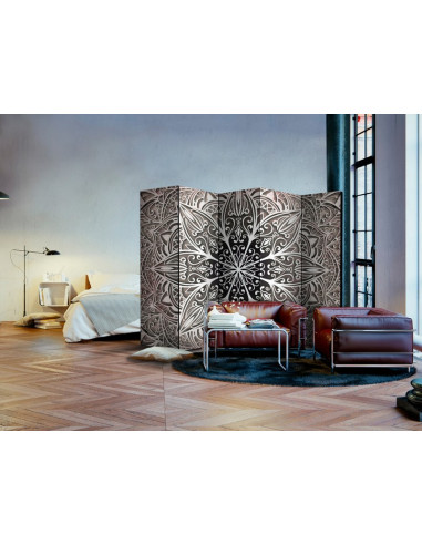 PARAVENT ROSACE ROSE / OR 5