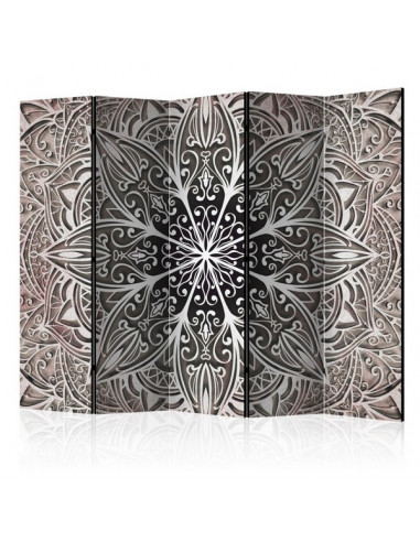 PARAVENT ROSACE ROSE / OR 5