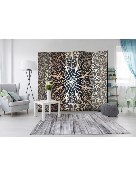 PARAVENT ROSACE ROSE / OR 5