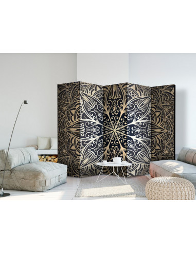 PARAVENT ROSACE ROSE / OR 5