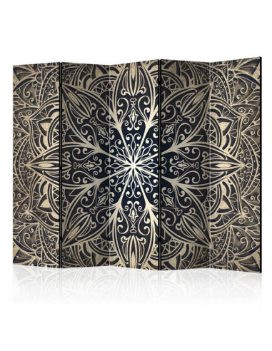 PARAVENT ROSACE ROSE / OR 5