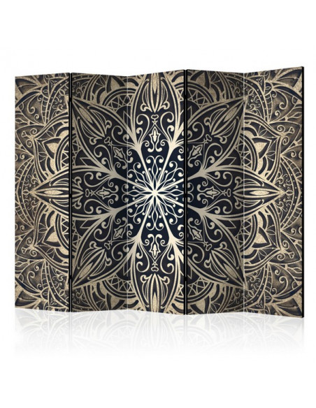 PARAVENT ROSACE ROSE / OR 5