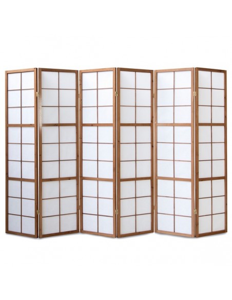 PARAVENT GRANDS CARREAUX TABAC 3 - 4 - 5 -6