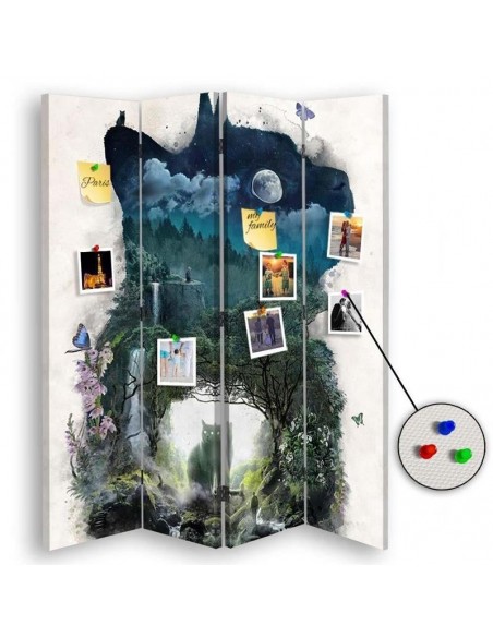 PARAVENT PIN IT - CHAT DE NUIT - 3 - 4